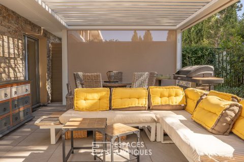 Appartement avec jardin, plage à pied, rooftop avec piscine vue mer