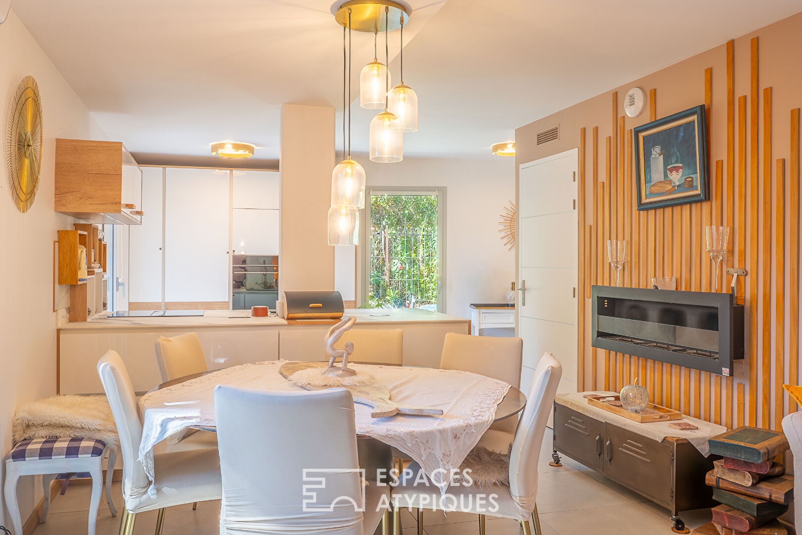 Appartement avec jardin, plage à pied, rooftop avec piscine vue mer