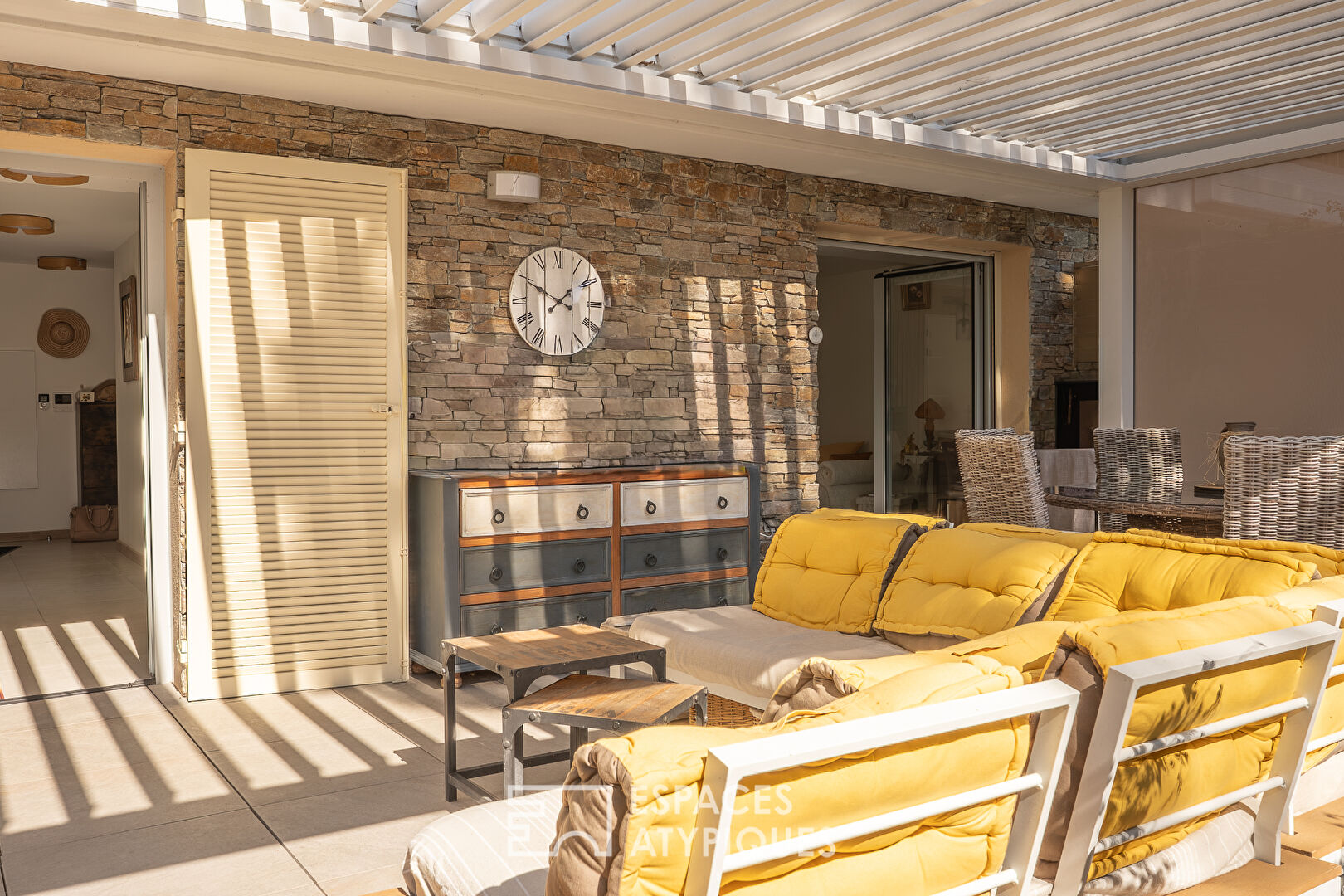 Appartement avec jardin, plage à pied, rooftop avec piscine vue mer
