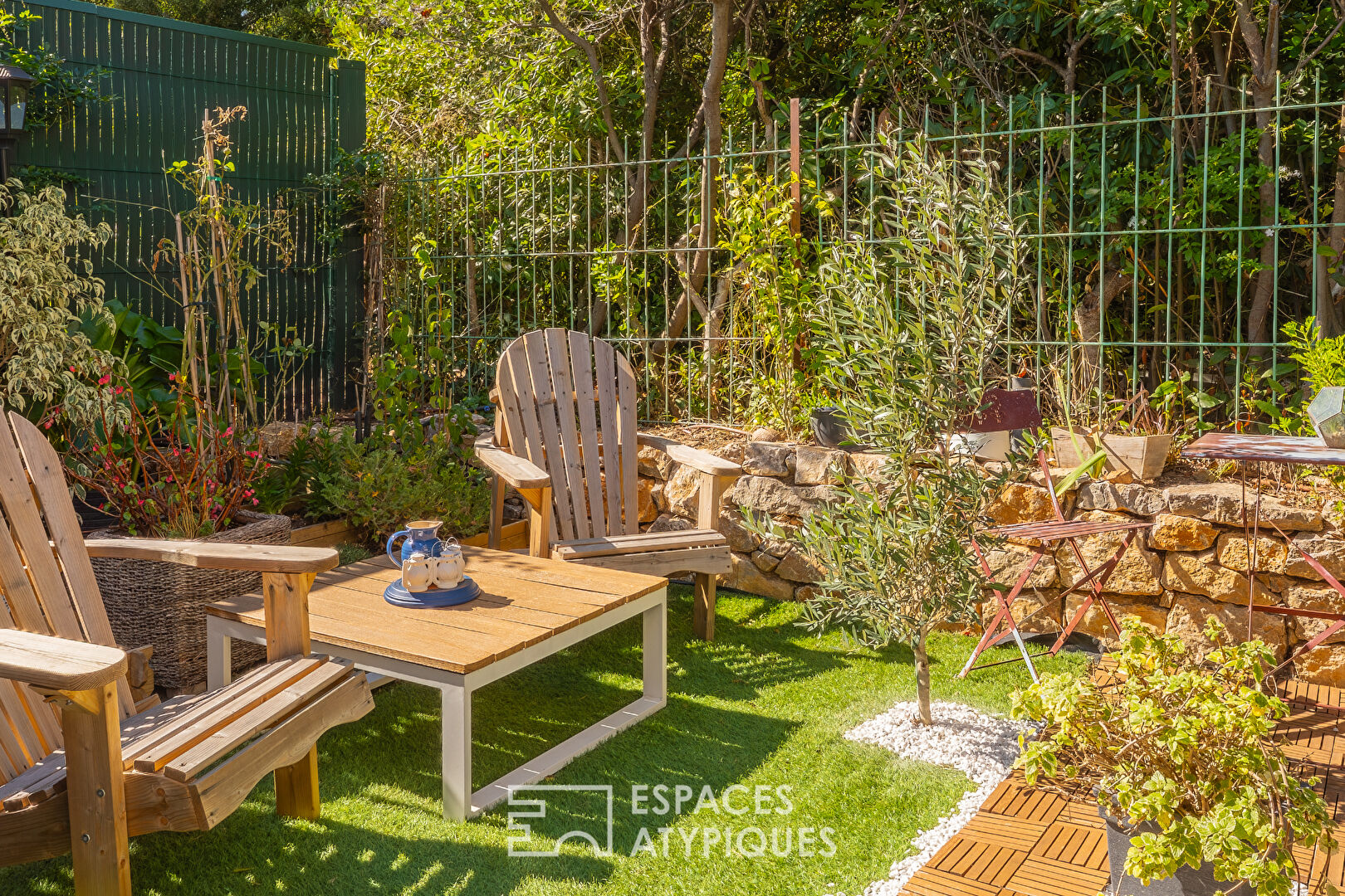 Appartement avec jardin, plage à pied, rooftop avec piscine vue mer