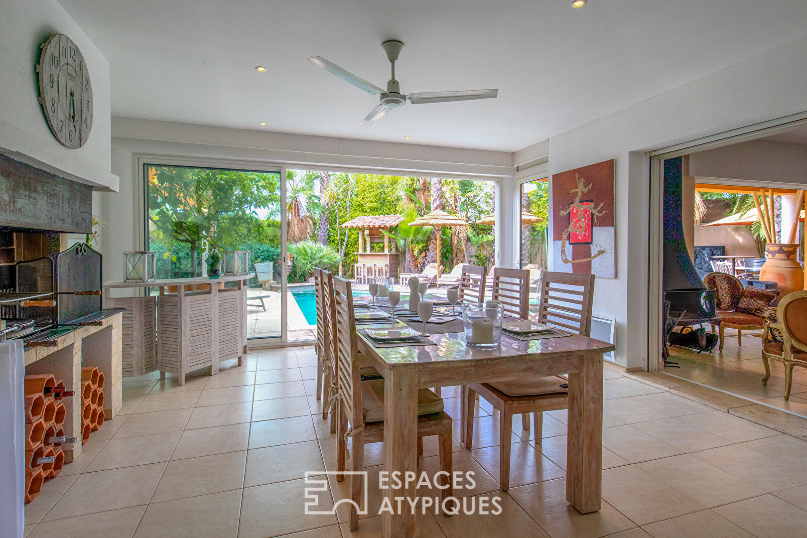 Villa avec piscine à l’ambiance Balinaise