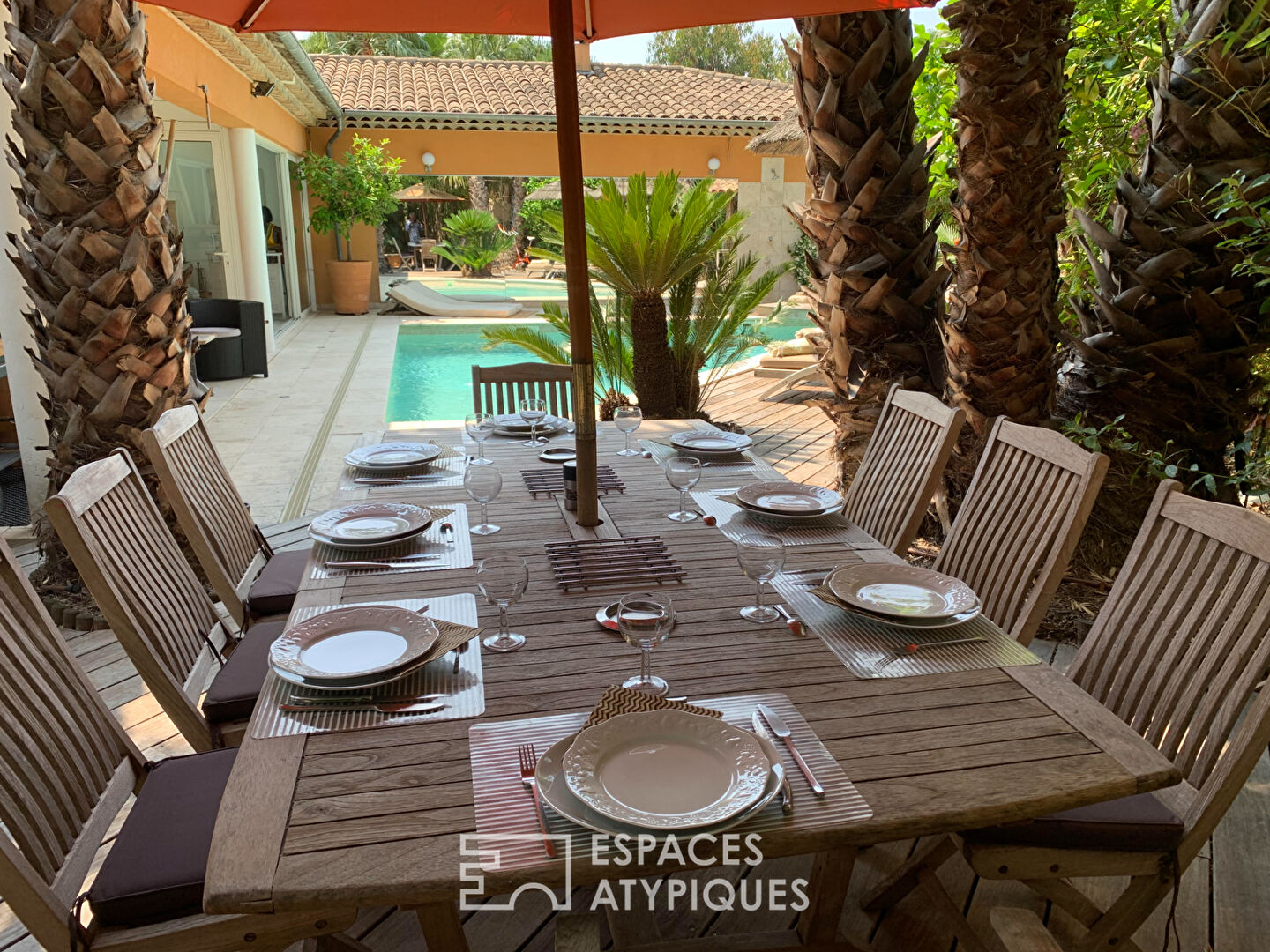 Villa avec piscine à l’ambiance Balinaise