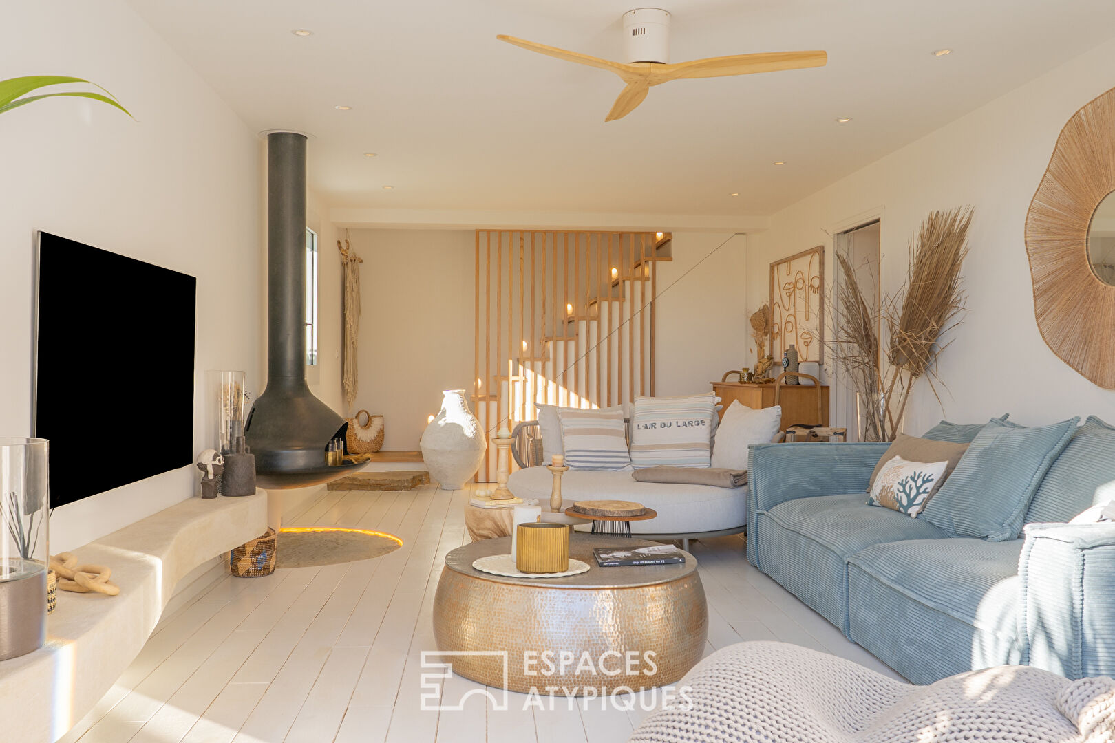 Maison triplex vue mer avec piscine, plage et commerces à pied