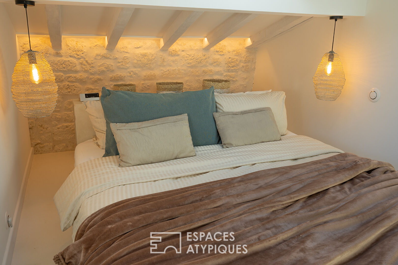 Maison triplex vue mer avec piscine, plage et commerces à pied