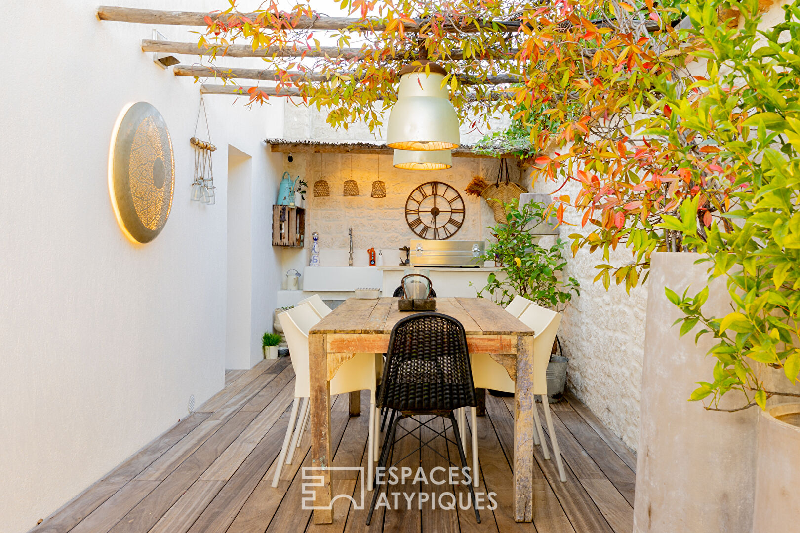 Maison triplex vue mer avec piscine, plage et commerces à pied