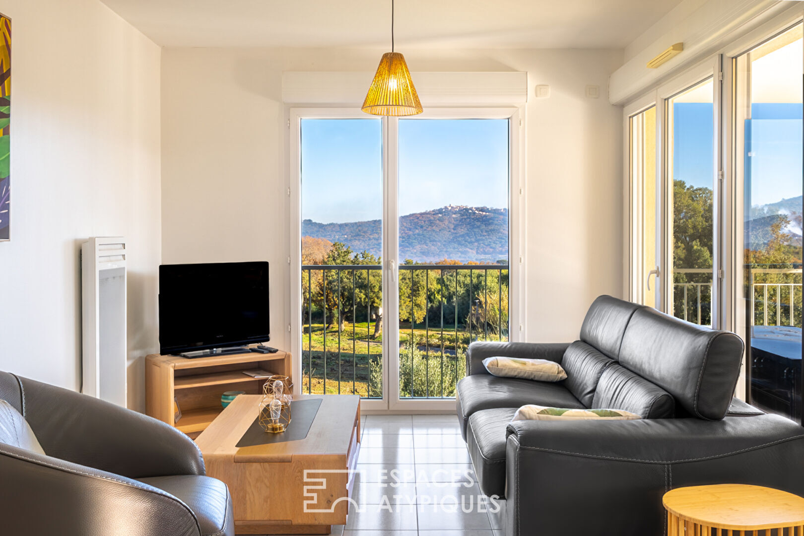 Appartement dernier étage avec vue dominante sur les vignes