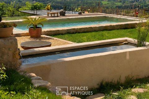 Former silkworm farm, exceptional panoramic views in the heart of the Pays de Fayence