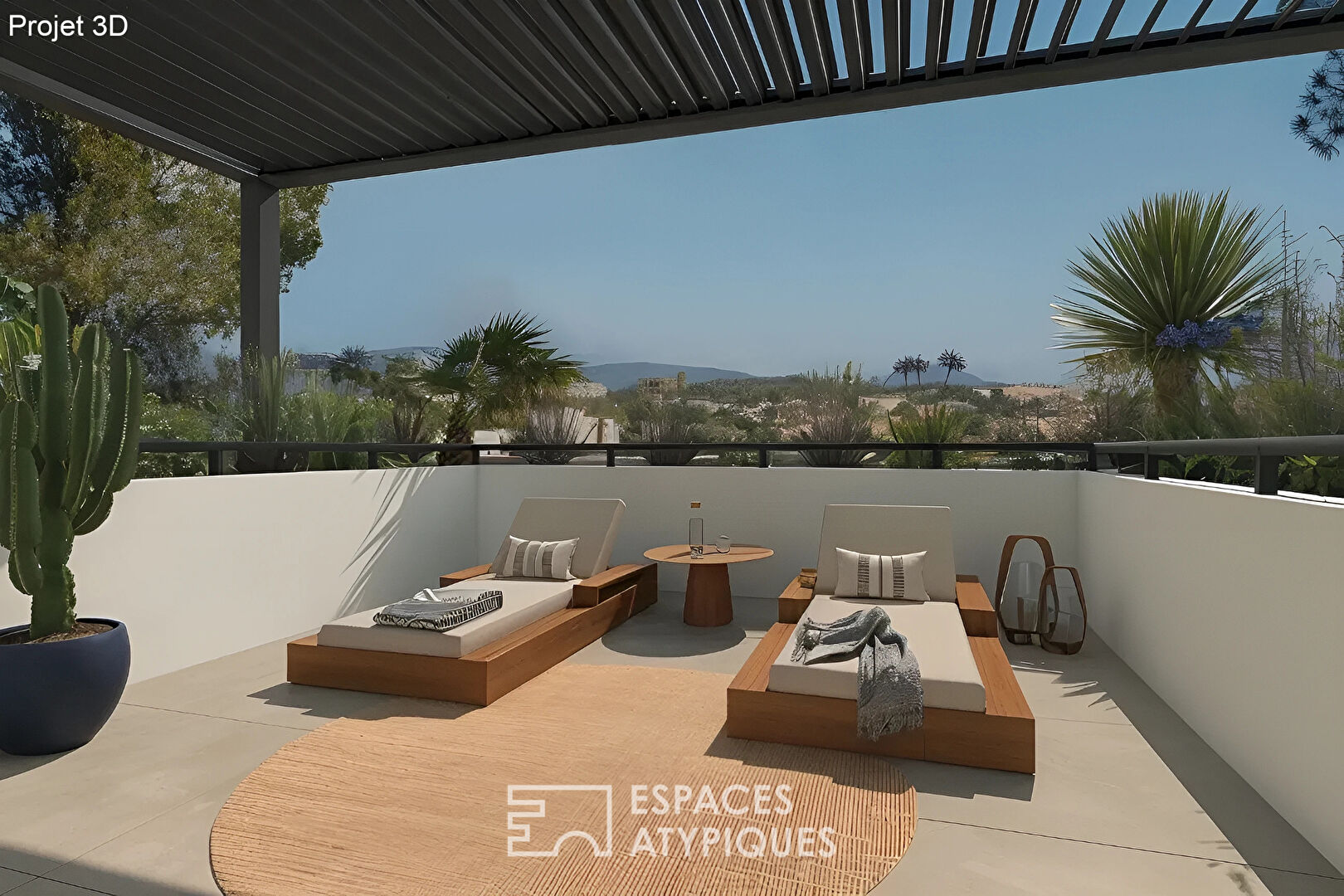 Terrain avec projet de construction Villa contemporaine