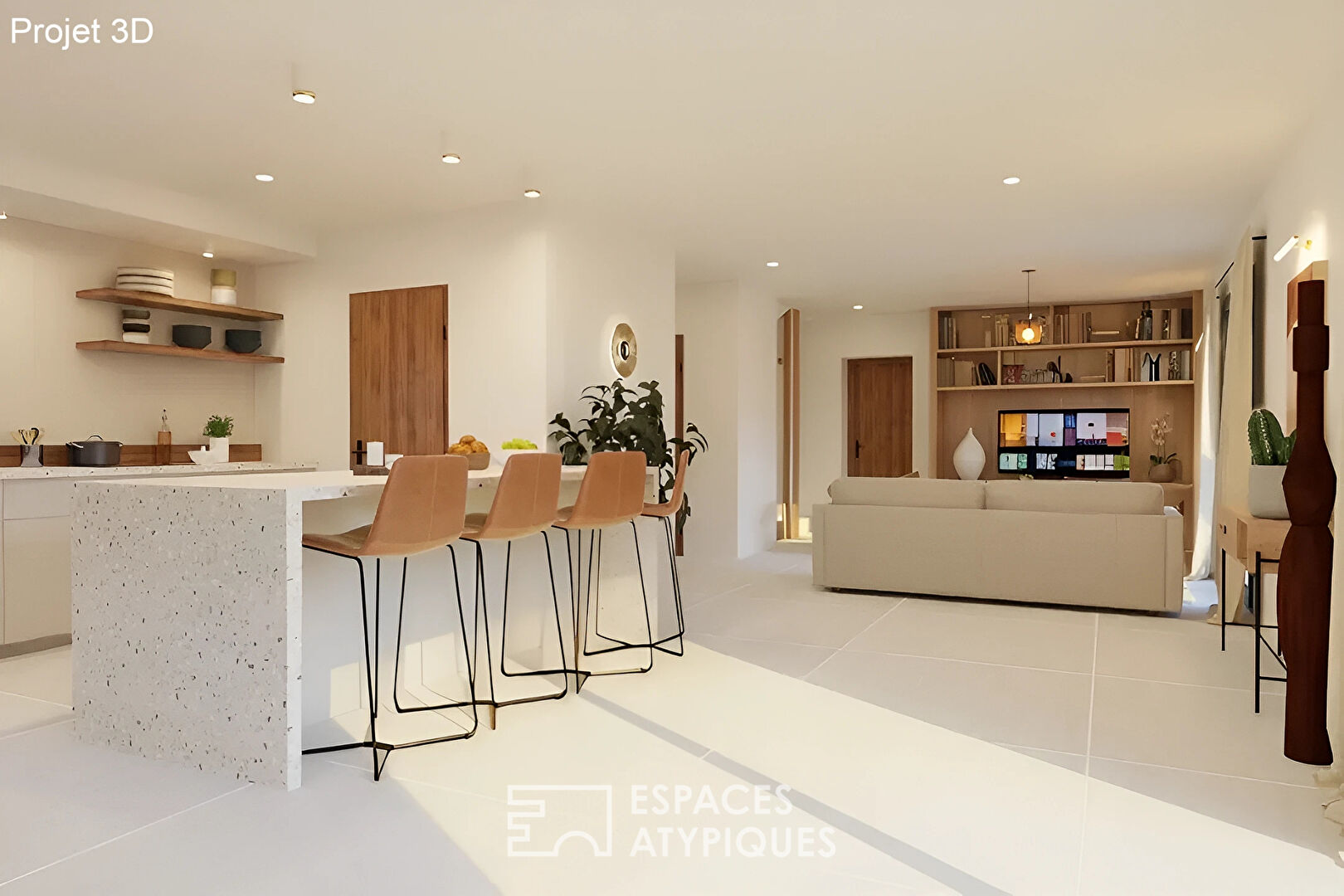 Terrain avec projet de construction Villa contemporaine