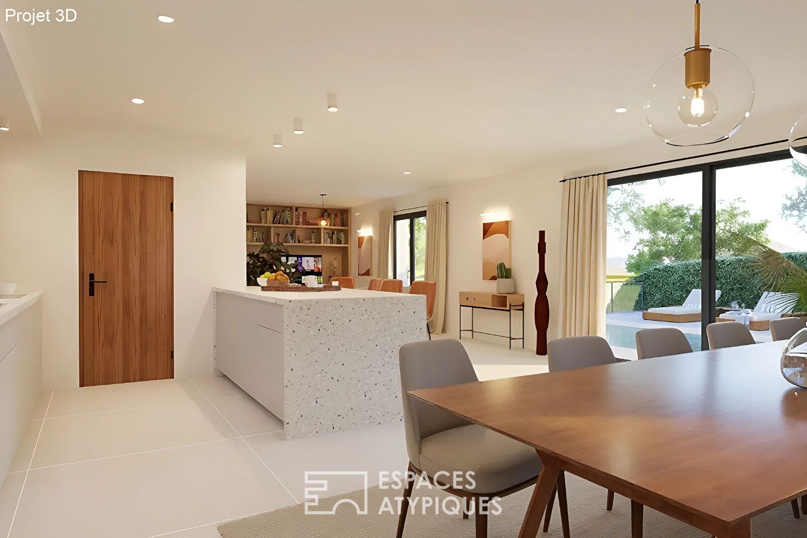 Terrain avec projet de construction Villa contemporaine