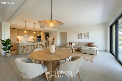 Appartement contemporain au coeur d&rsquo;un écrin naturel