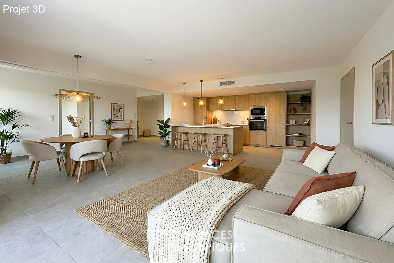 Appartement contemporain au coeur d&rsquo;un écrin naturel