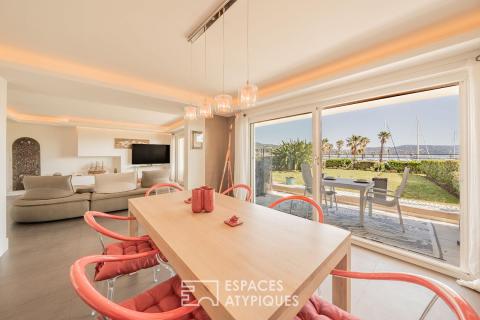 Appartement contemporain avec jardin face à la Marina
