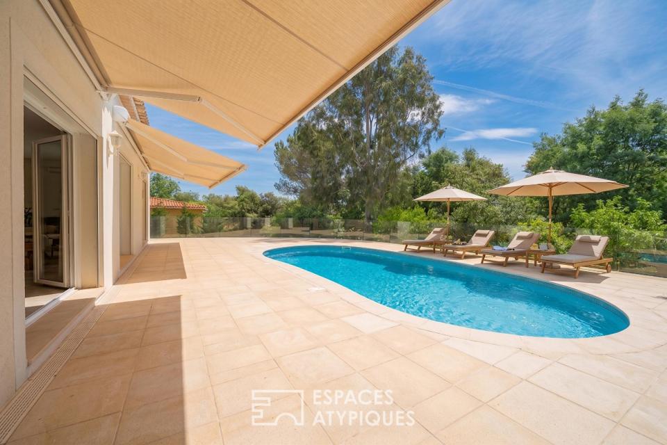 Villa Néo-provençale avec Piscine, secteur des plages
