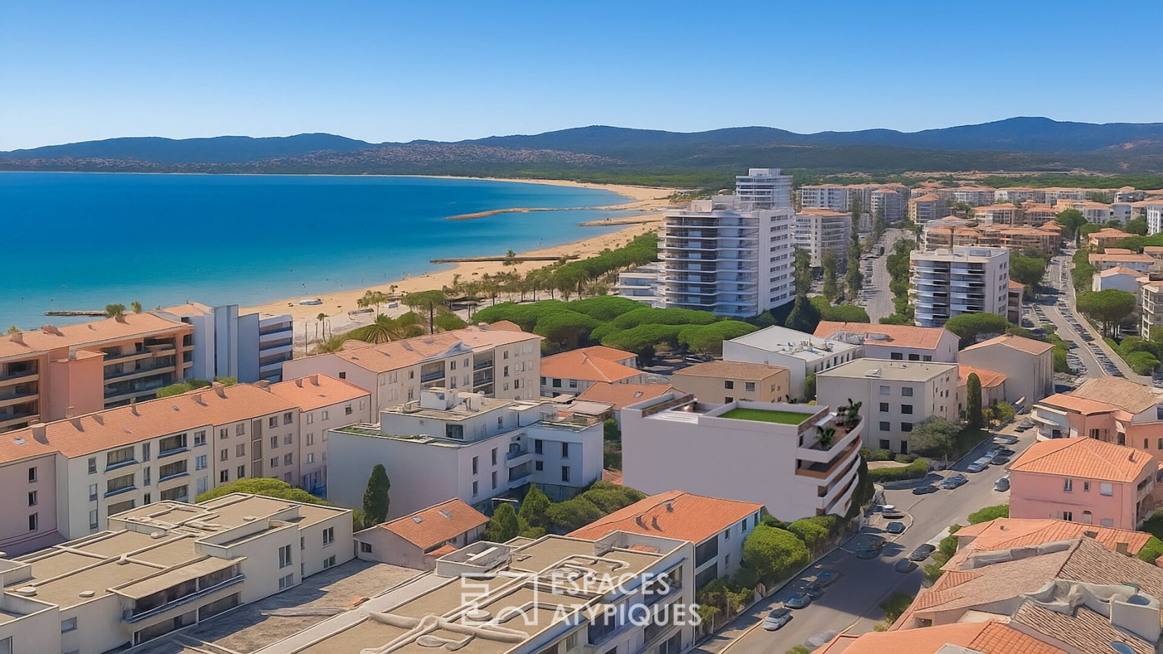 Villa sur le toit, un oasis à deux pas de la plage