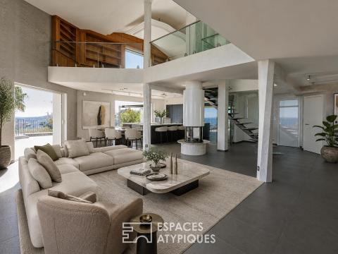 Villa contemporaine vue mer panoramique