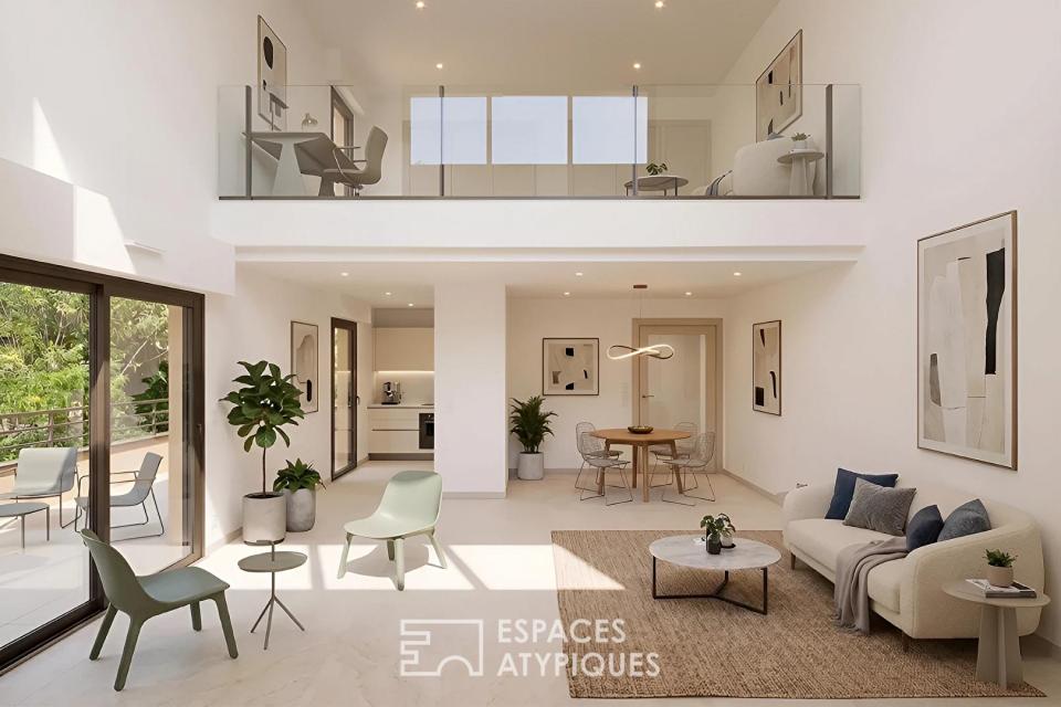 Duplex avec vue sur l'Estérel à 100 m de la plage