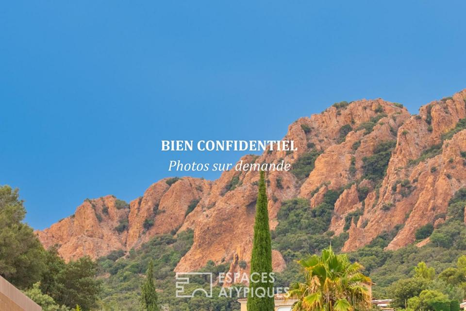 Duplex avec vue sur l'Estérel à 100 m de la plage