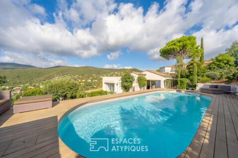 Maison d’architecte avec vue mer