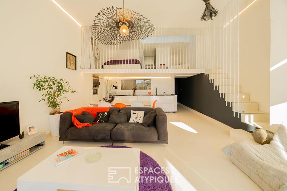 Appartement de prestige au style californien avec vue mer