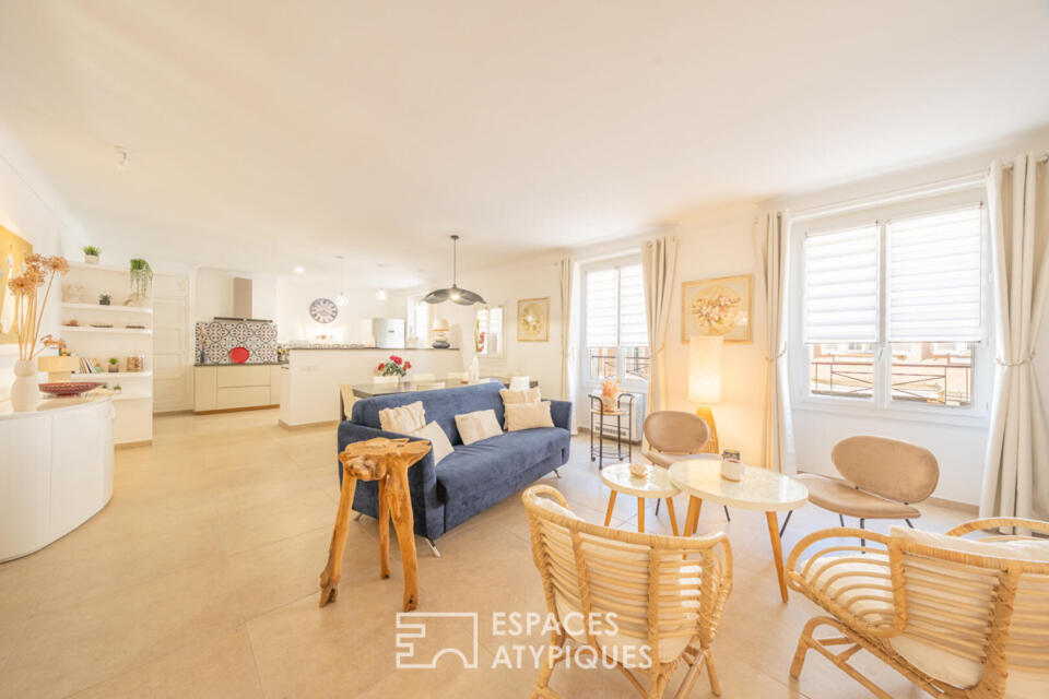 Appartement de charme aux beaux volumes au coeur de ville