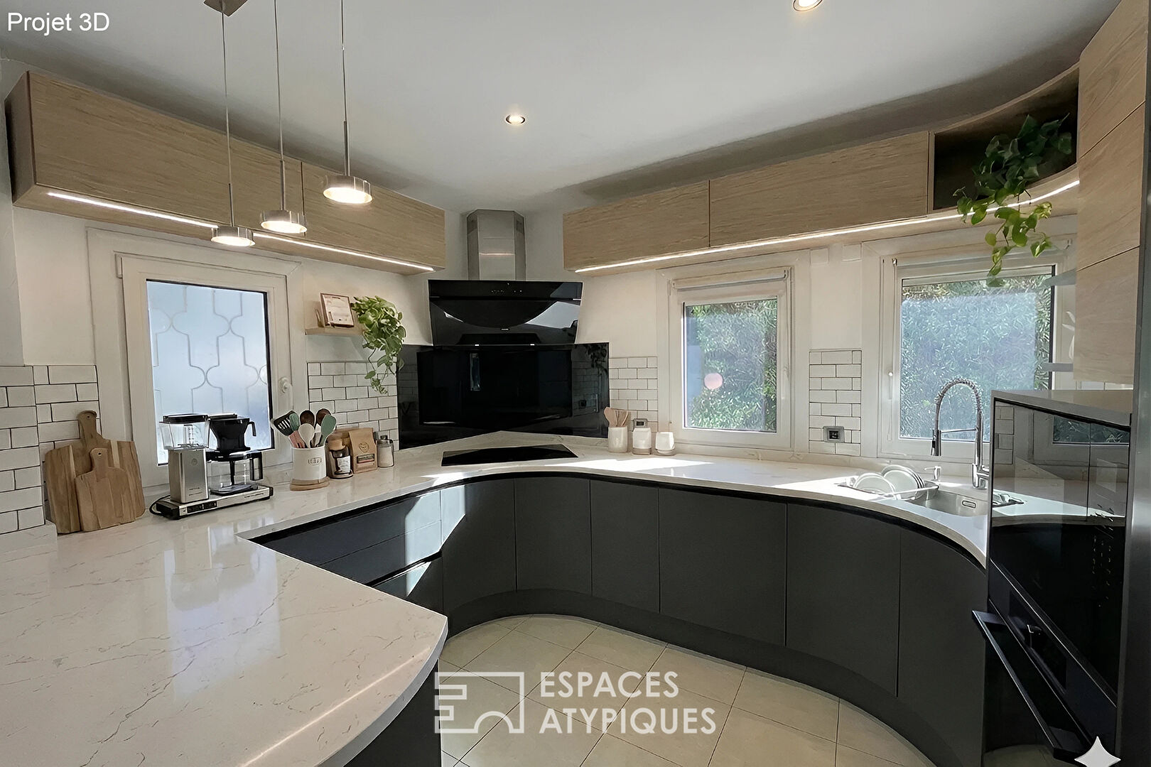 Appartement avec toit terrasse à réinventer