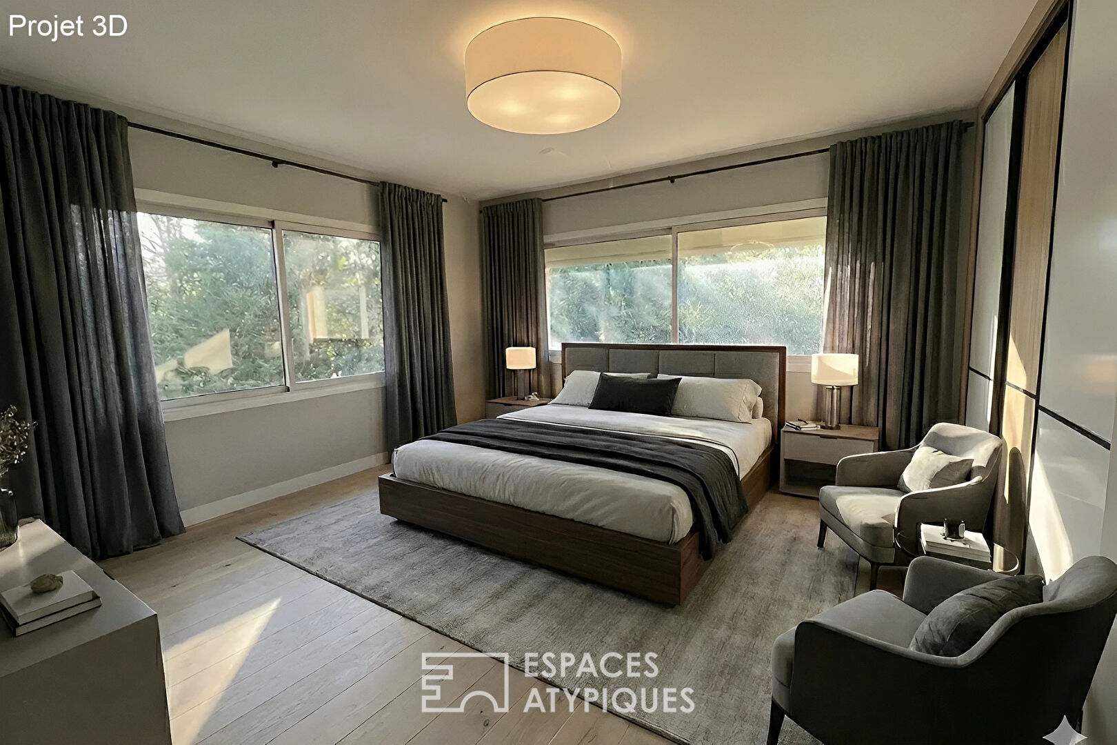 Appartement avec toit terrasse à réinventer