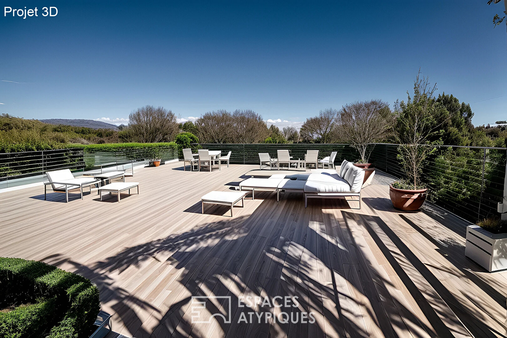 Apartment with XXL roof terrace