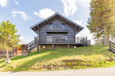 Chalet avec vue exceptionnelle dans les Pyrénnées ariégeoise à Guzet
