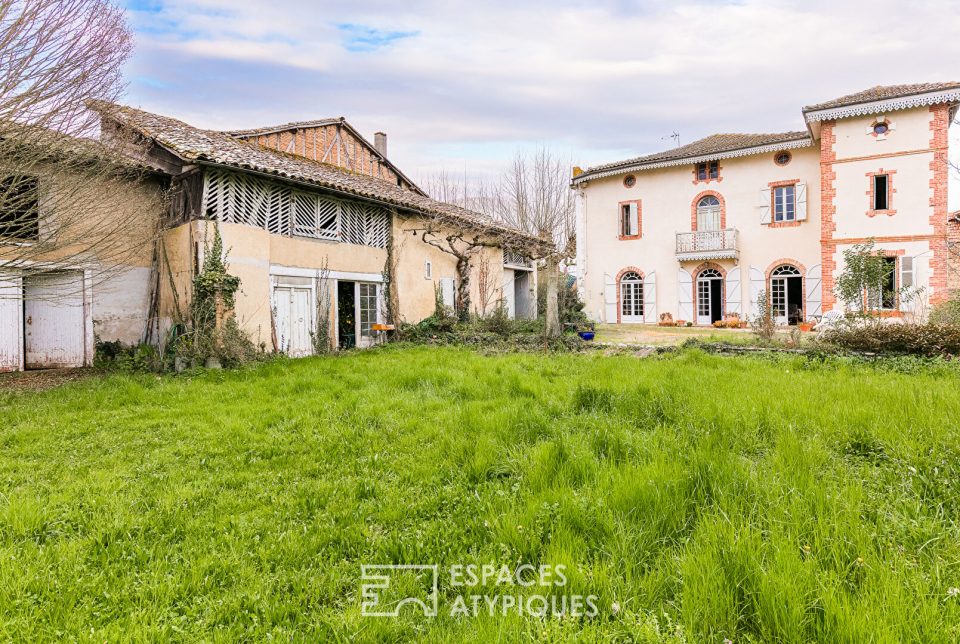 Maison de maitre à rénover et ses dépendances à L'Isle en Dodon