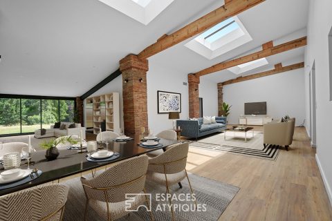 Corps de ferme rénové avec piscine à proximité de Blagnac