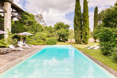 Mansion with outbuildings and swimming pool between Auch and Vic-Fezensac