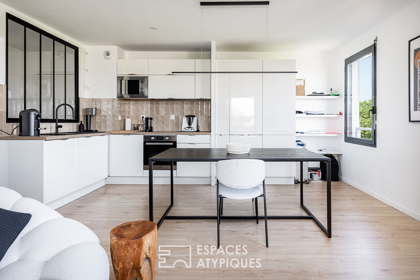 Appartement rénové par un architecte avec terrasse et vue Garonne