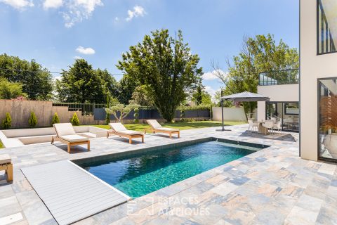 Maison contemporaine avec piscine à Saint-Lys