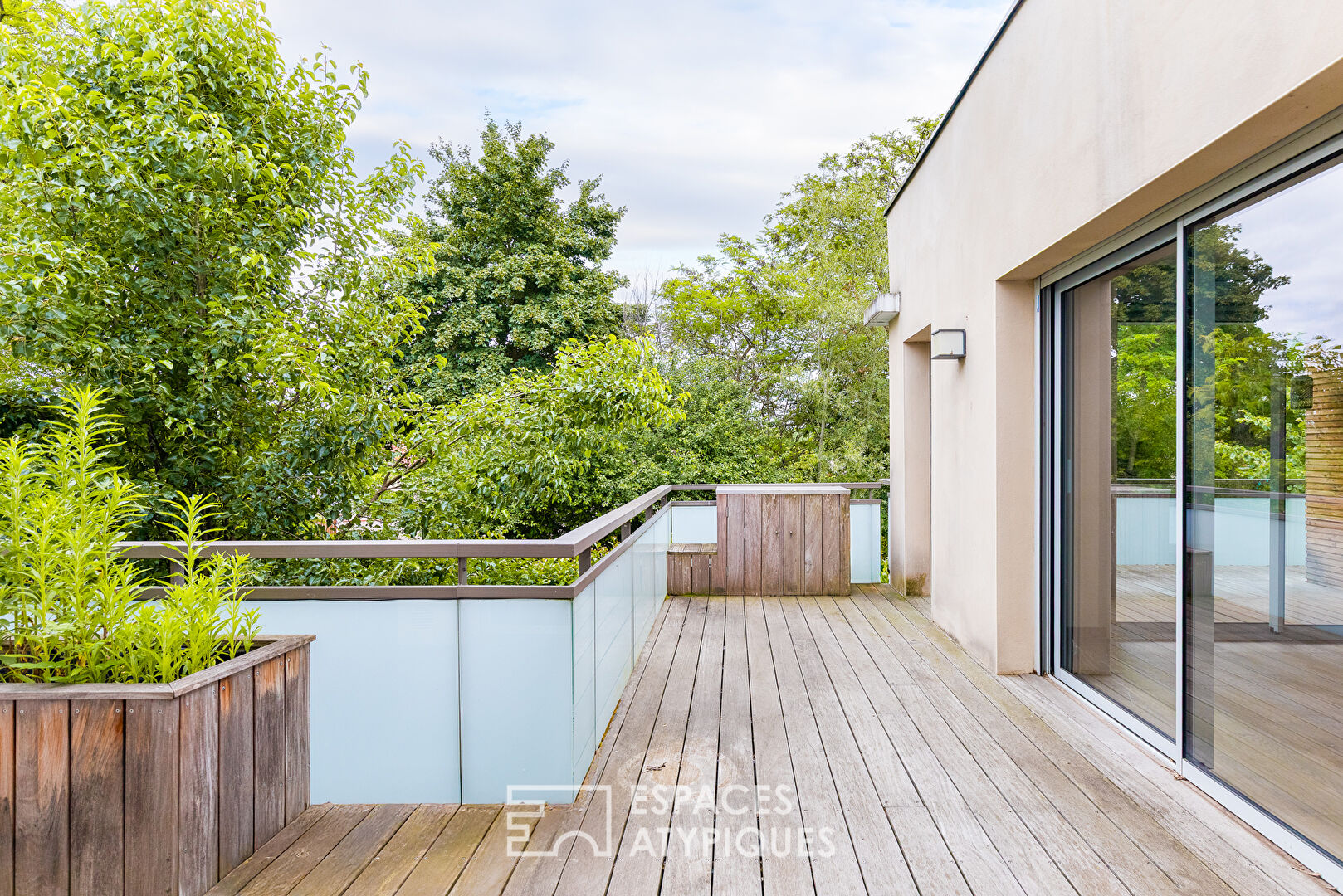 Duplex en dernier étage avec terrasses