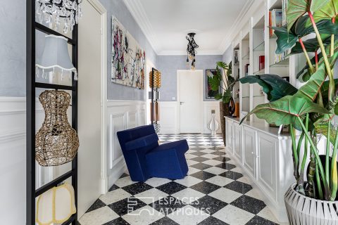 Maison atypique et ses volumes contemporains