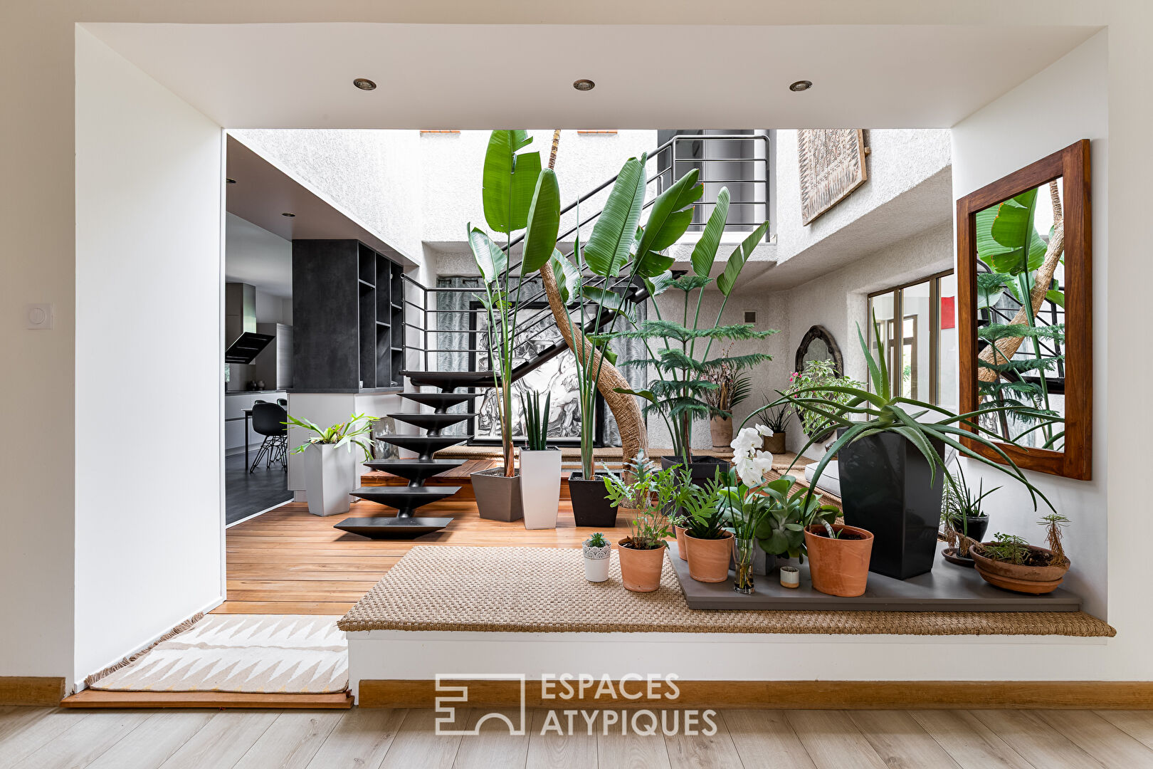 Elegant architect-designed house in a wooded park
