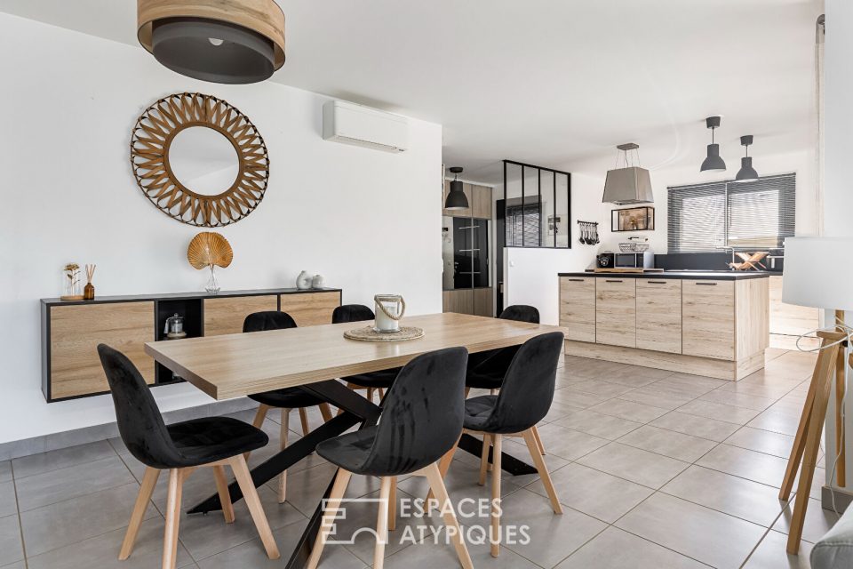 Maison contemporaine à Lavernose-Lacasse