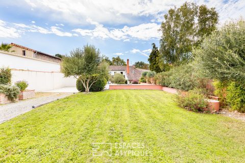Ancien fournil réhabilité en maison de ville à  Cornebarrieu
