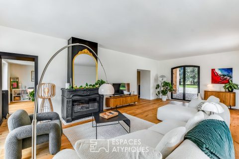 Maison de caractère rénovée en contemporain proche de Toulouse