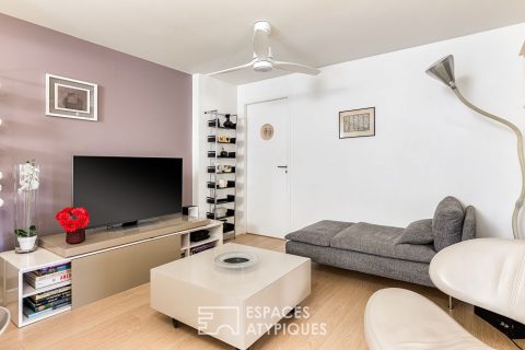 Appartement rénové en contemporain dans une toulousaine à Purpan