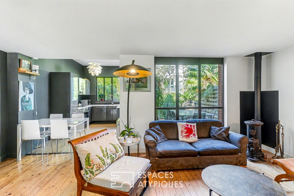 Maison de ville rénovée avec terrasses et jardin au coeur des Minimes