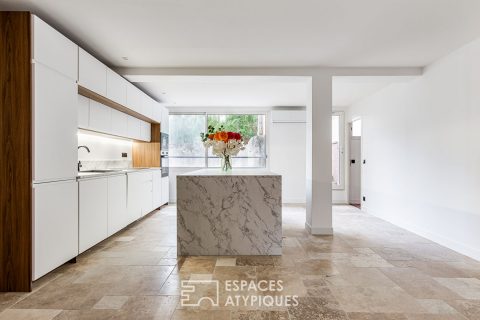 Appartement loft  avec jardin intimiste à Côte Pavée