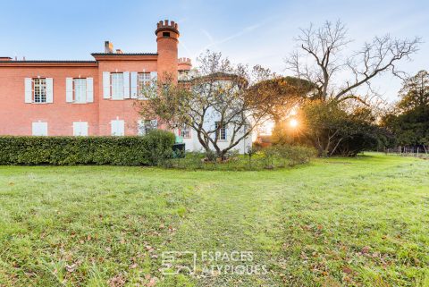 Appartement niché au coeur d’un château