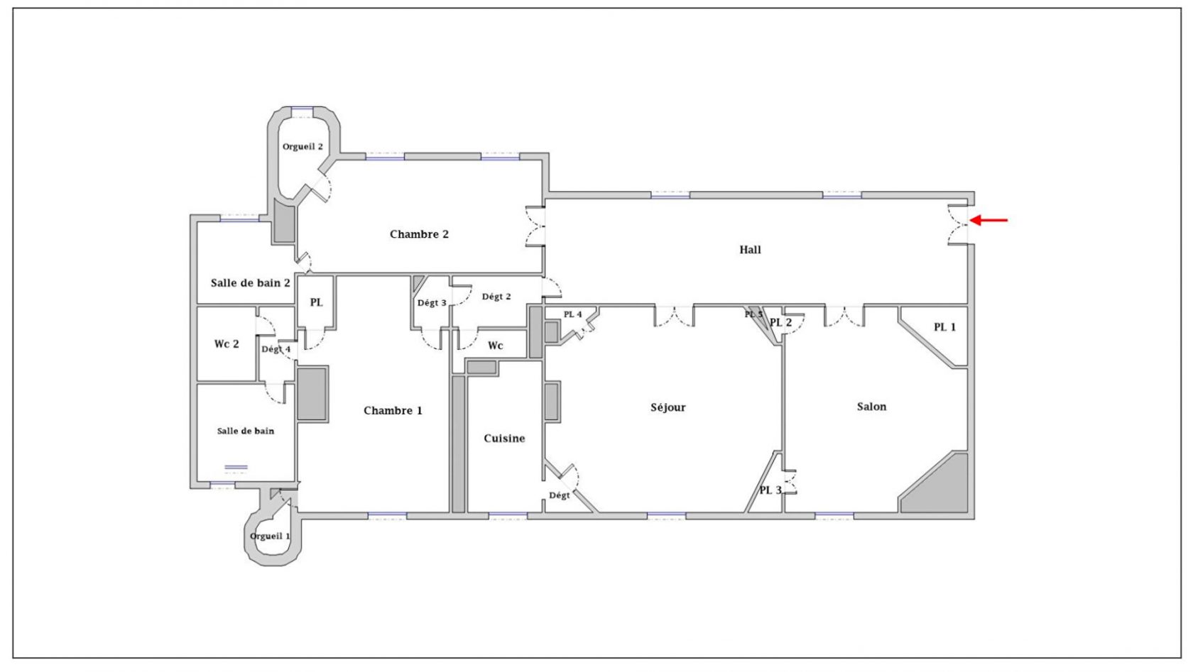Appartement niché au coeur d’un château