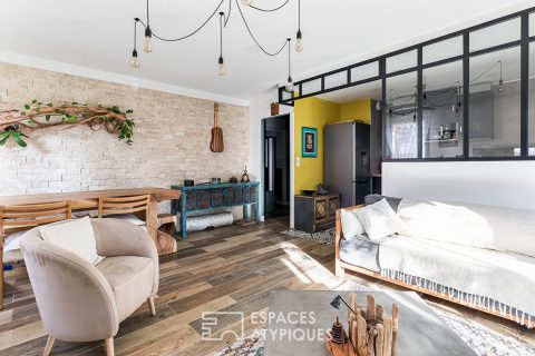 Appartement rénové avec terrasse, parking et piscine en copropriété à Toulouse