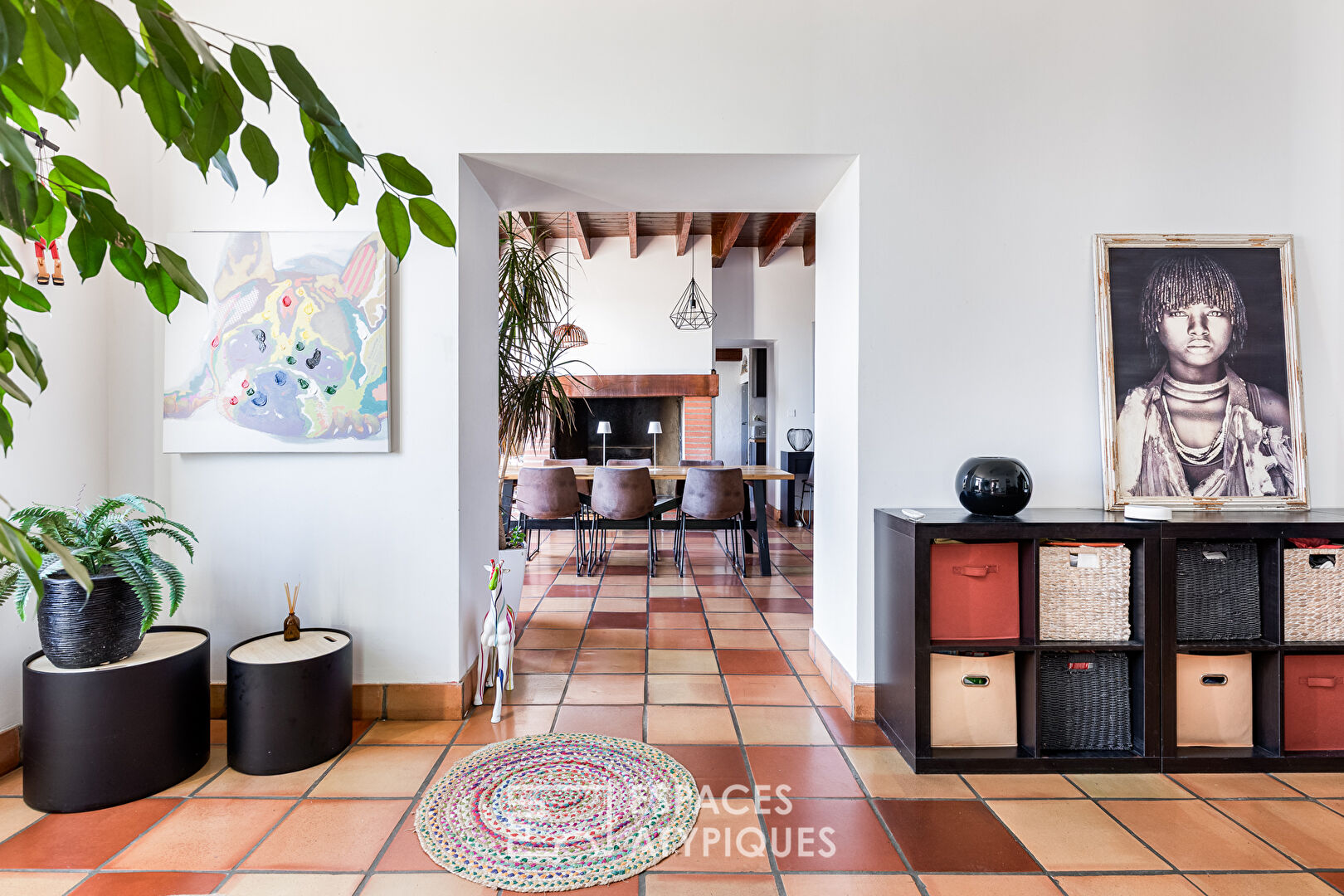 House inspired by the Lauragais region, located in the hills above Lapeyrouse-Fossat