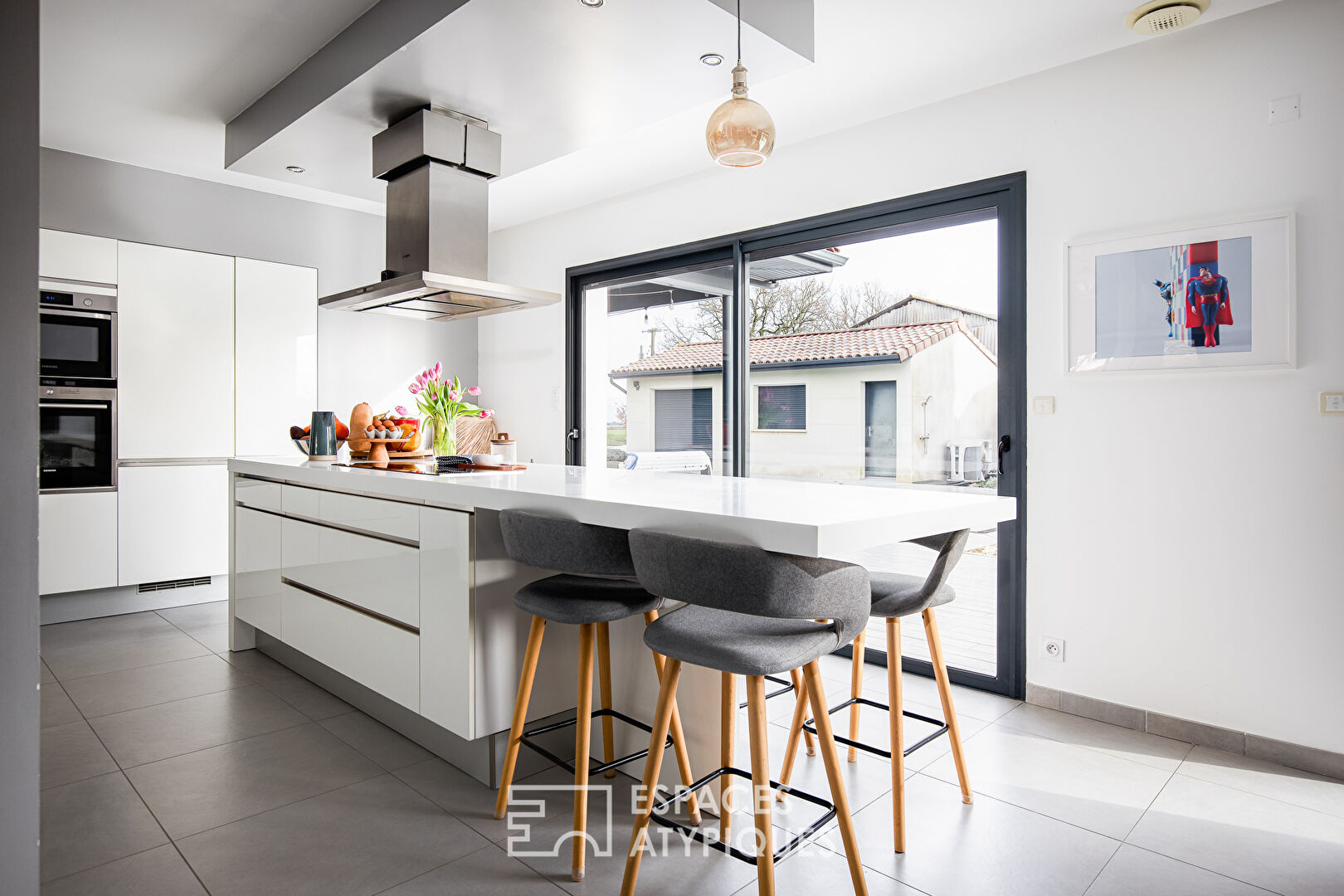 Villa contemporaine avec piscine à Mondonville