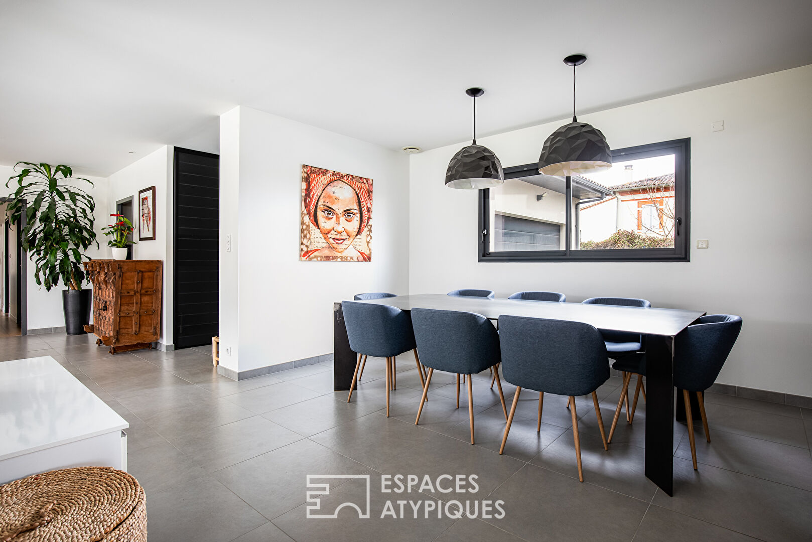 Villa contemporaine avec piscine à Mondonville