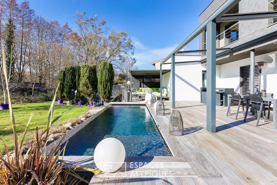 Maison contemporaine à ossature bois à Escalquens